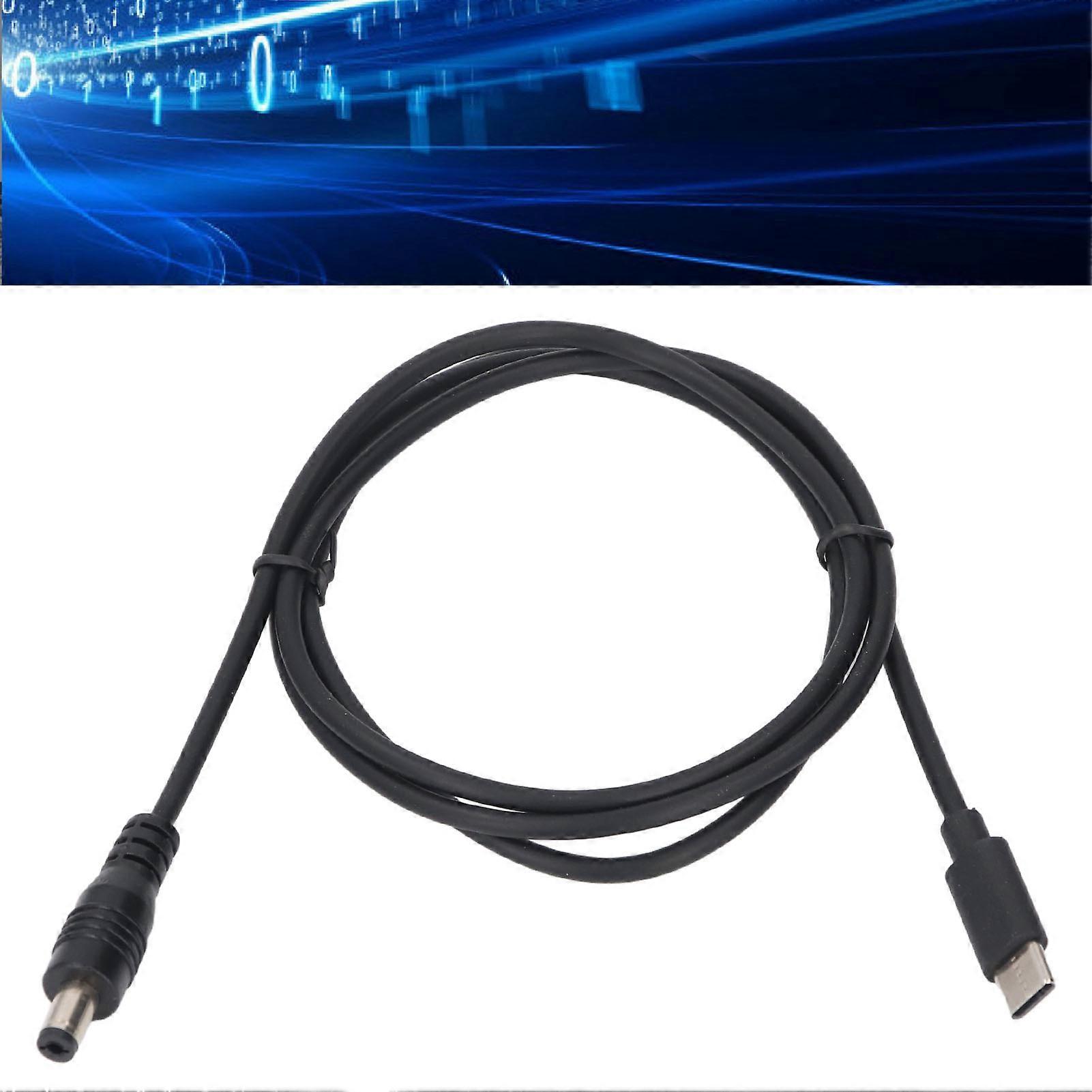 Rectangular Satellite DC Power Cable Replacement for Mini USB Type C to DC 100W for 100W PD Power Supply 2m/6.5FT 