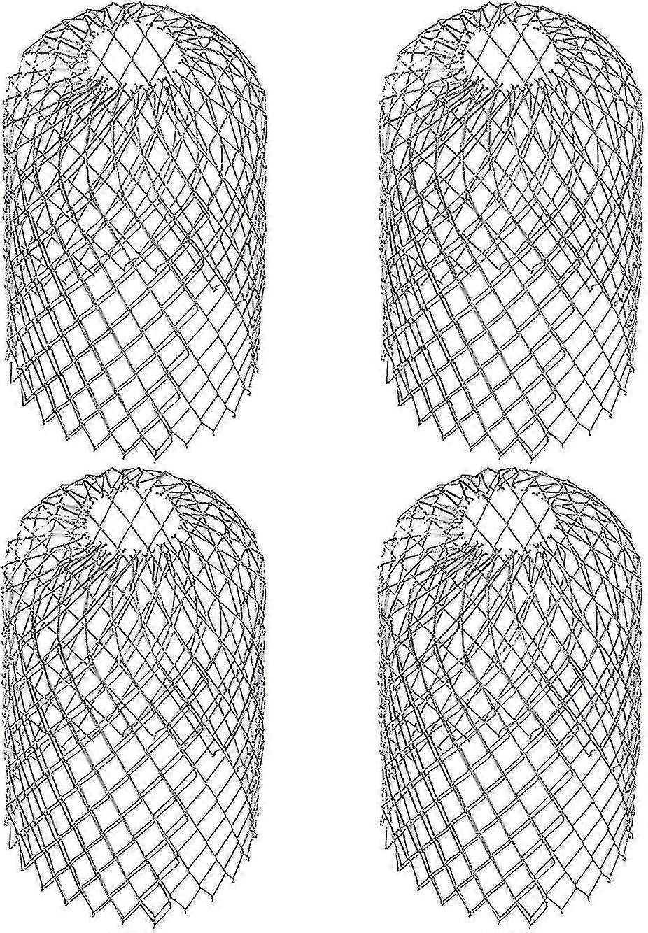 4 Pieces For Gutter Approx Gutter Filters Gutter Mesh Stop Leaf Strainer Leaf Guard Gutter Cover Stainless Steel 8*15cm