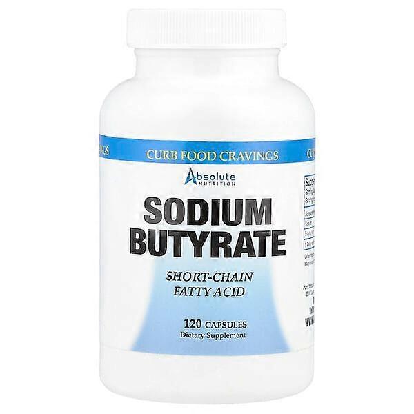 Absolute Nutrition, Sodium Butyrate, 120 Capsules