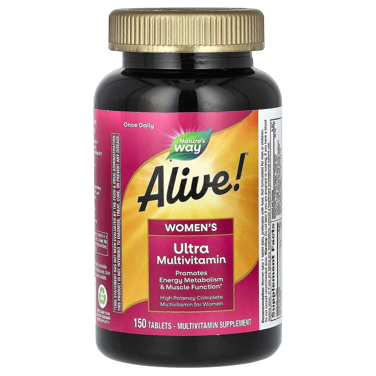 Alive! Women's Ultra Multivitamin, 150 Tablets