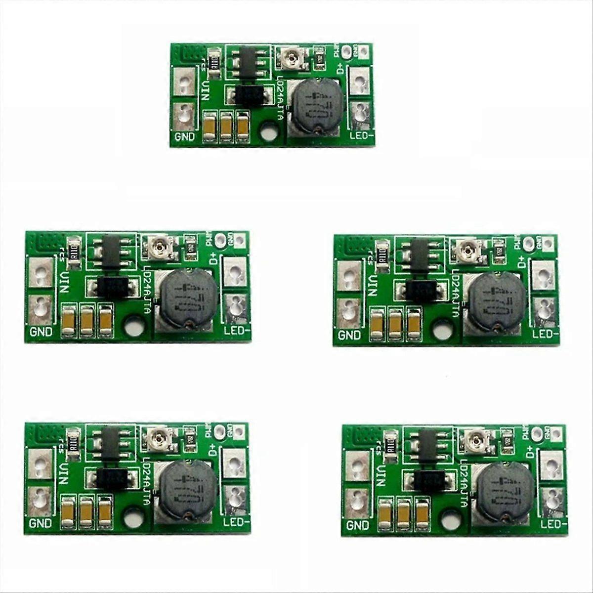 LD24AJTA DC 9V 12V 18V 24V 20W Adjustable LED Driver PWM Controller DC-DC Step-Down Constant Current Converter 5PCS
