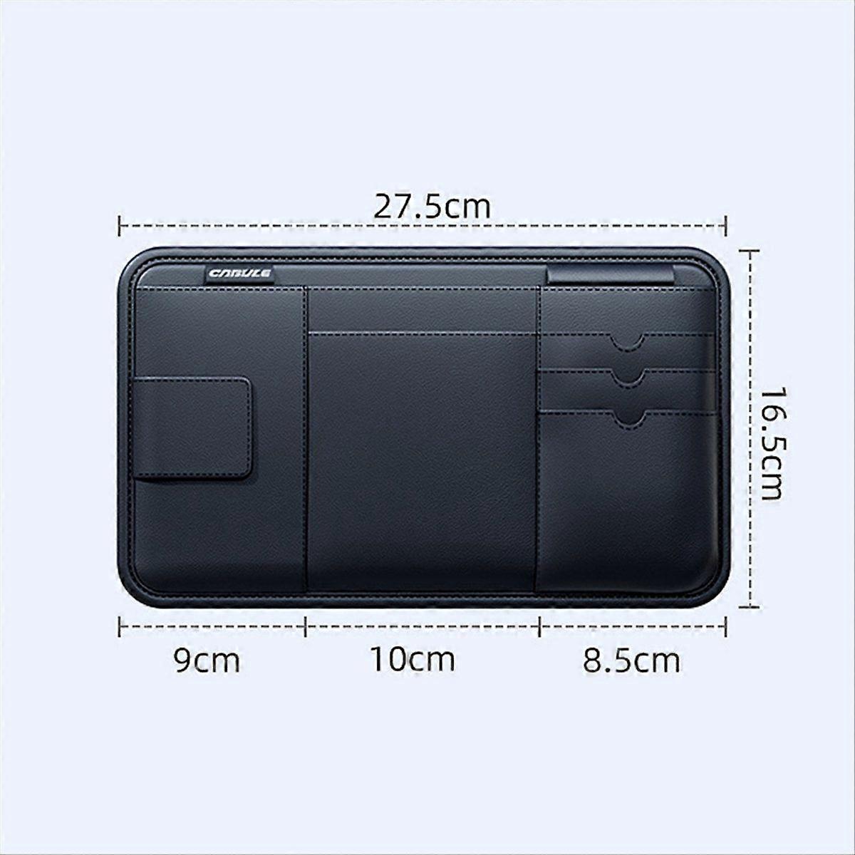 Car Visor Storage Device Multi-function Light Shield Glasses Bag