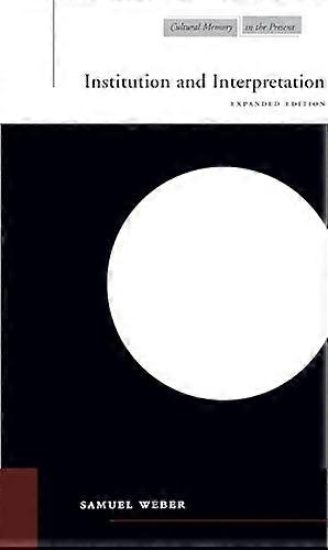 Instituutio ja tulkinta: laajennettu painos