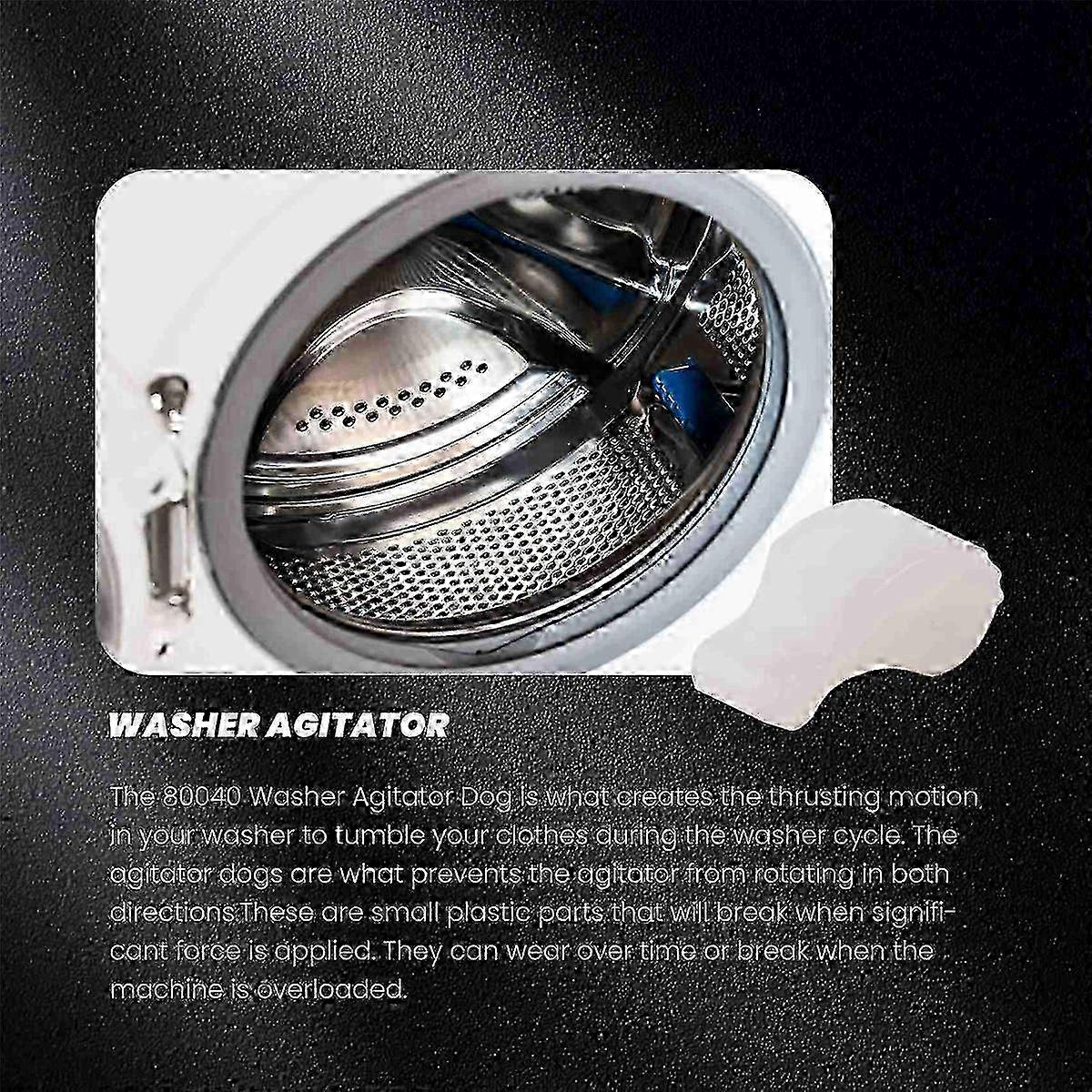 20-Pack Agitator Dogs For Whirlpool Kenmore Washer – Replaces 80040, 285770, 387091