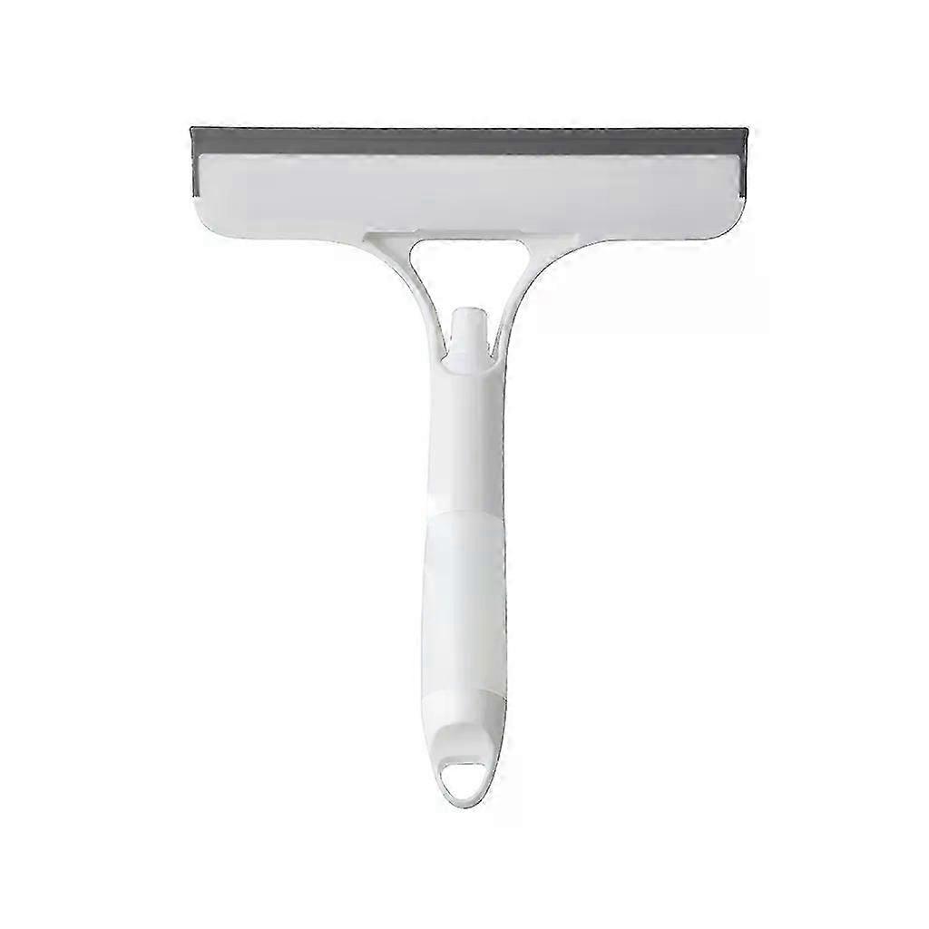 Glass Wiper with Spray, Scraper & Sponge – 3-in-1, 21.5 cm, White for Windows & Kitchens 25-26s