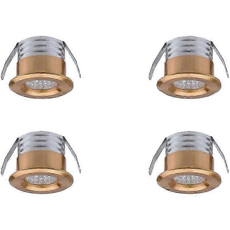 Mini-uppoasennettavat LED-kohdevalot, 3 W, neutraali valo, 4 kpl