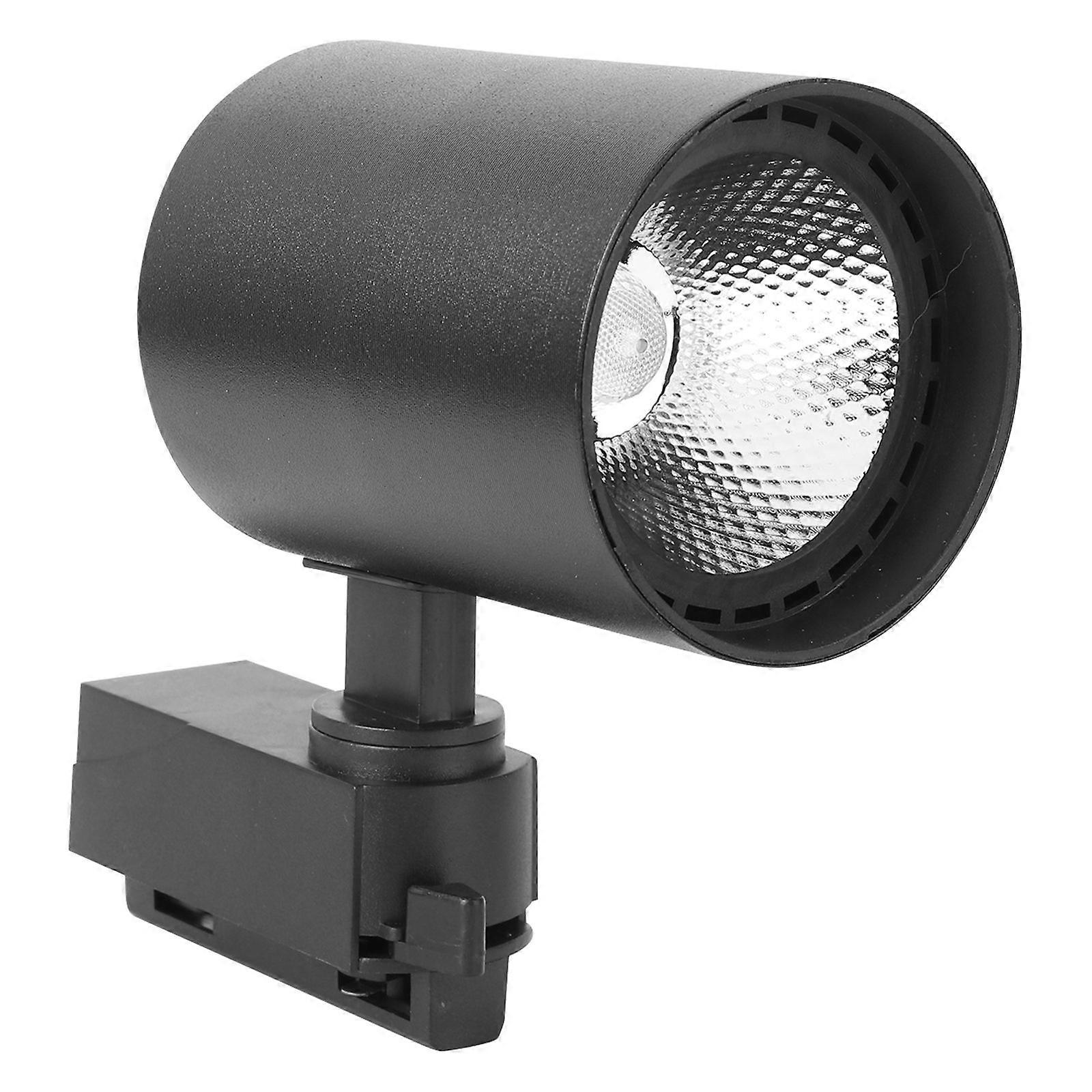 20w led מסלול אור cob מנורת תקרה זרקור חנות בגדים זרקור אור קיר לתערוכת אמנות קיר קמעונאי (שחור)