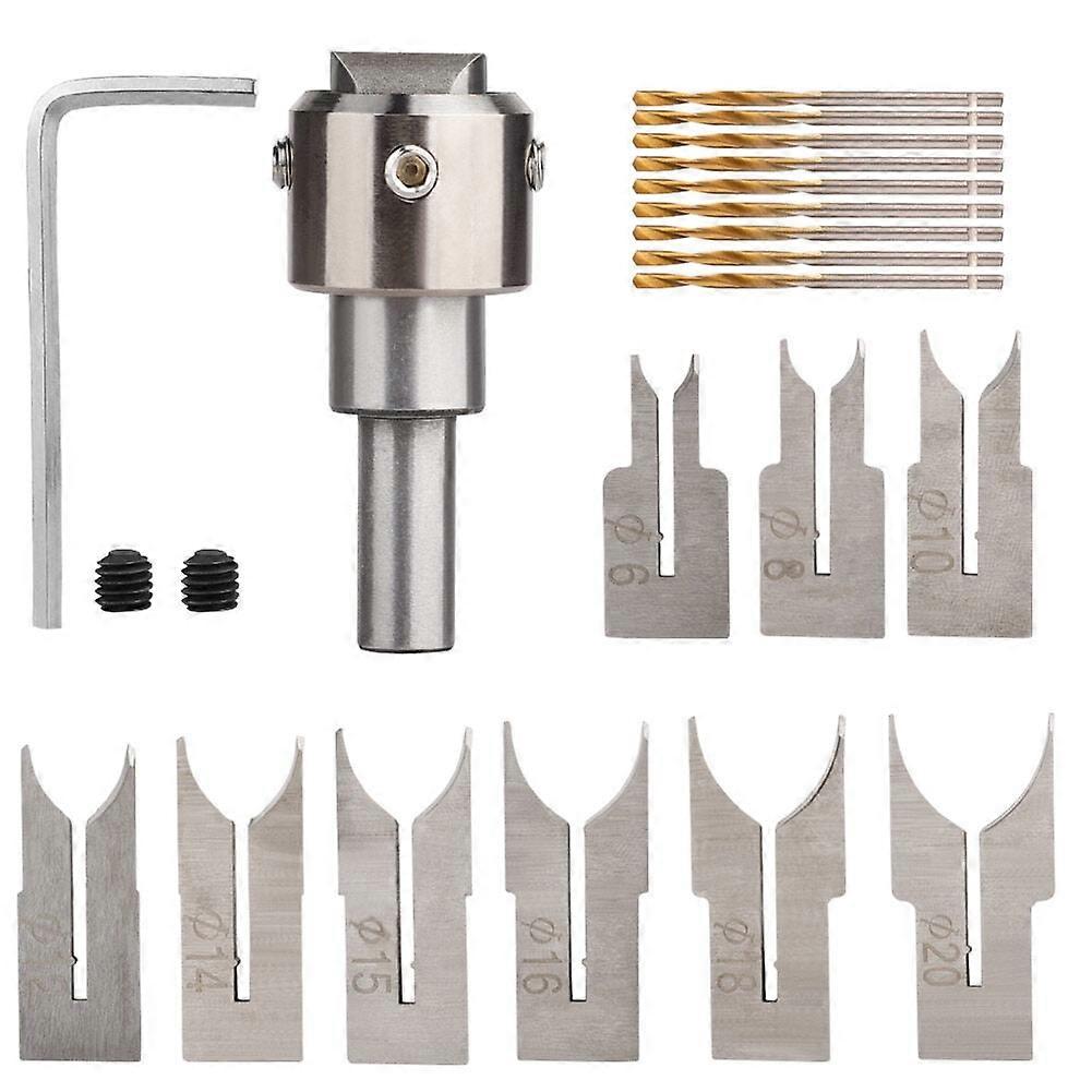 Rugby Cutter Router Bit Wood Working Accessories Oval Wooden Beads Drill Router CNC Milling Cutter for Wood