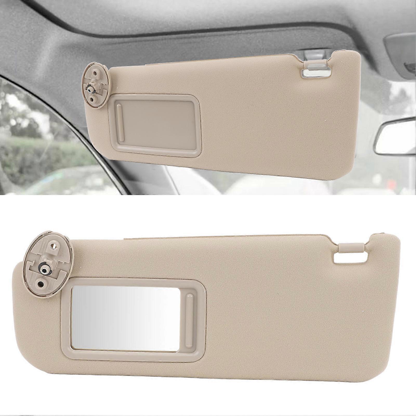 Sun Visor Replacement Beige ABS Sun Blocking Improve Visual Comfort for Camry XV50 2011 to 2017 Left 74320 33F50 B0 