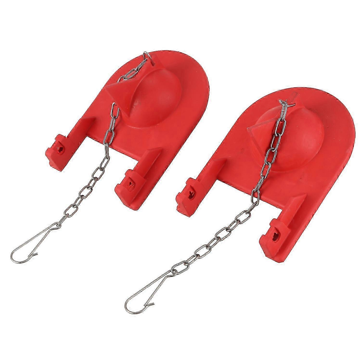 2er-Packung Ersatz-WC-Spülklappe für Scharnierteile 84995 und 1000490 Wasser