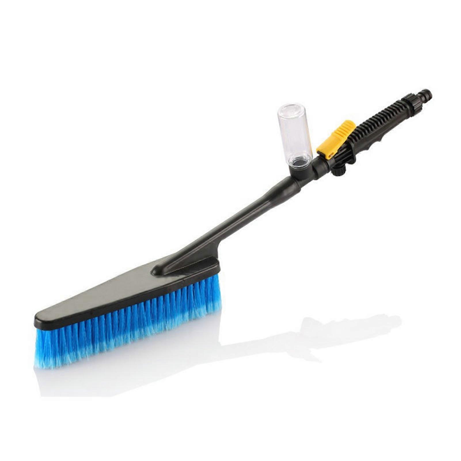 Soap sprayer brush for car cleaning with long handle