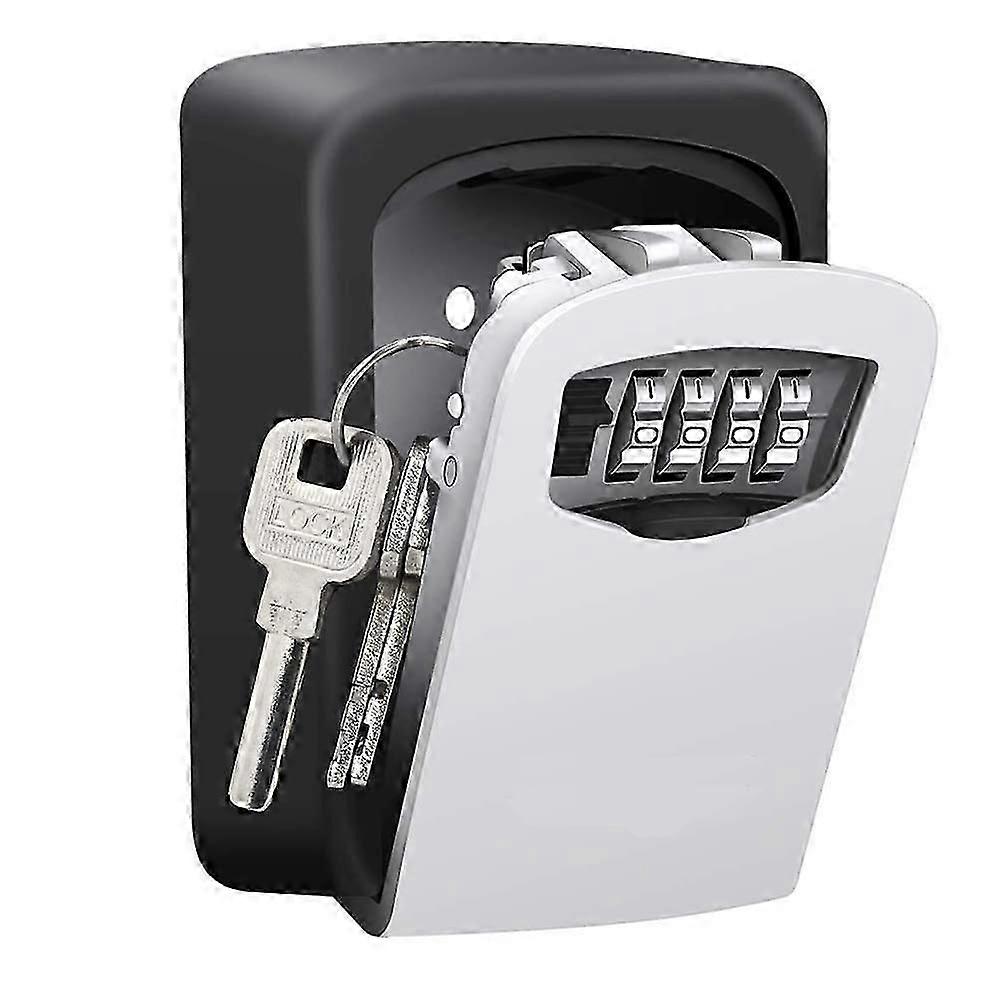 Key Safe with 4-Digit Code, Combination Storage Lock Box , Replacement House Keys