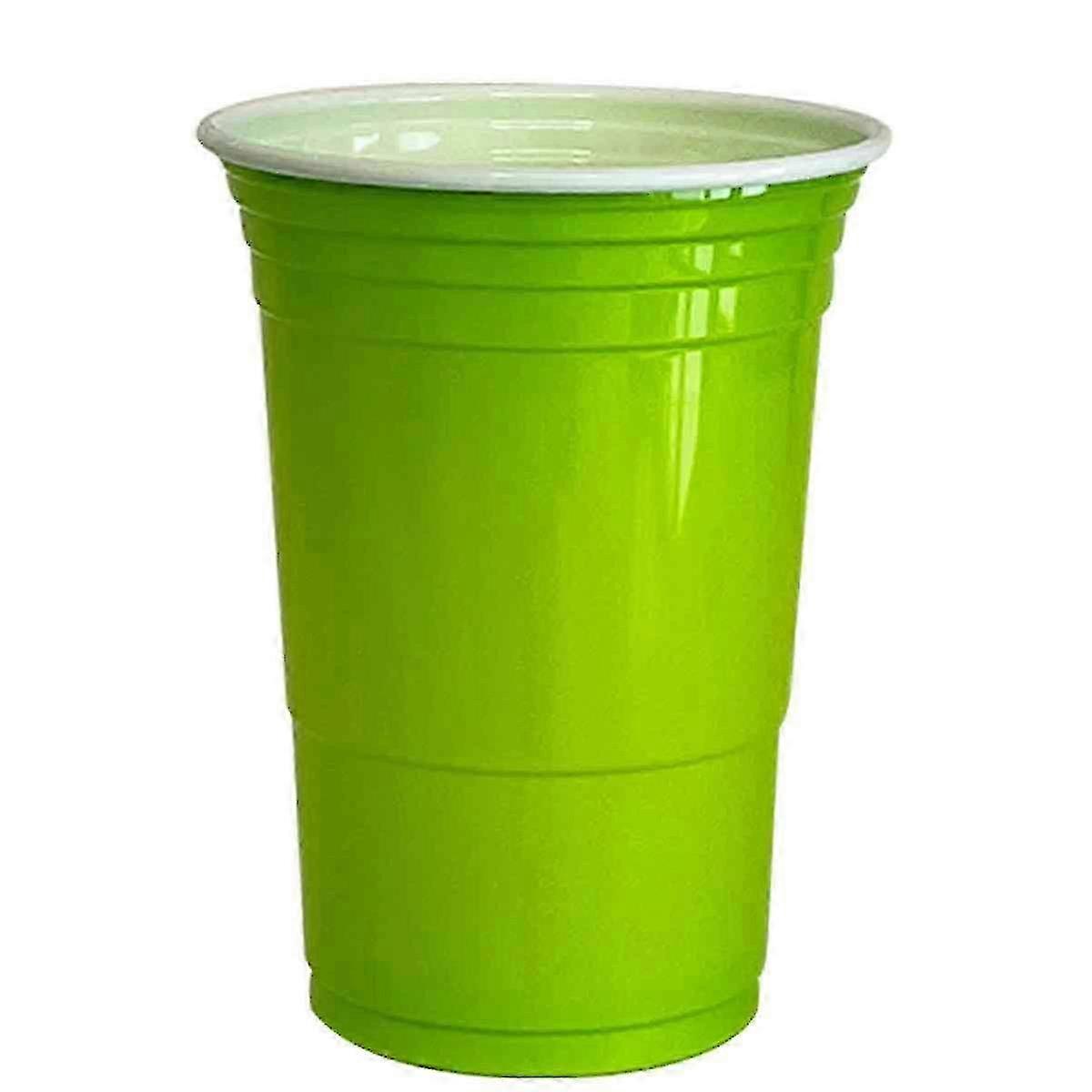 Beer Pong Set Beer Pong Drinking Game Set Beer Pong Cups-25 Cups(Green)