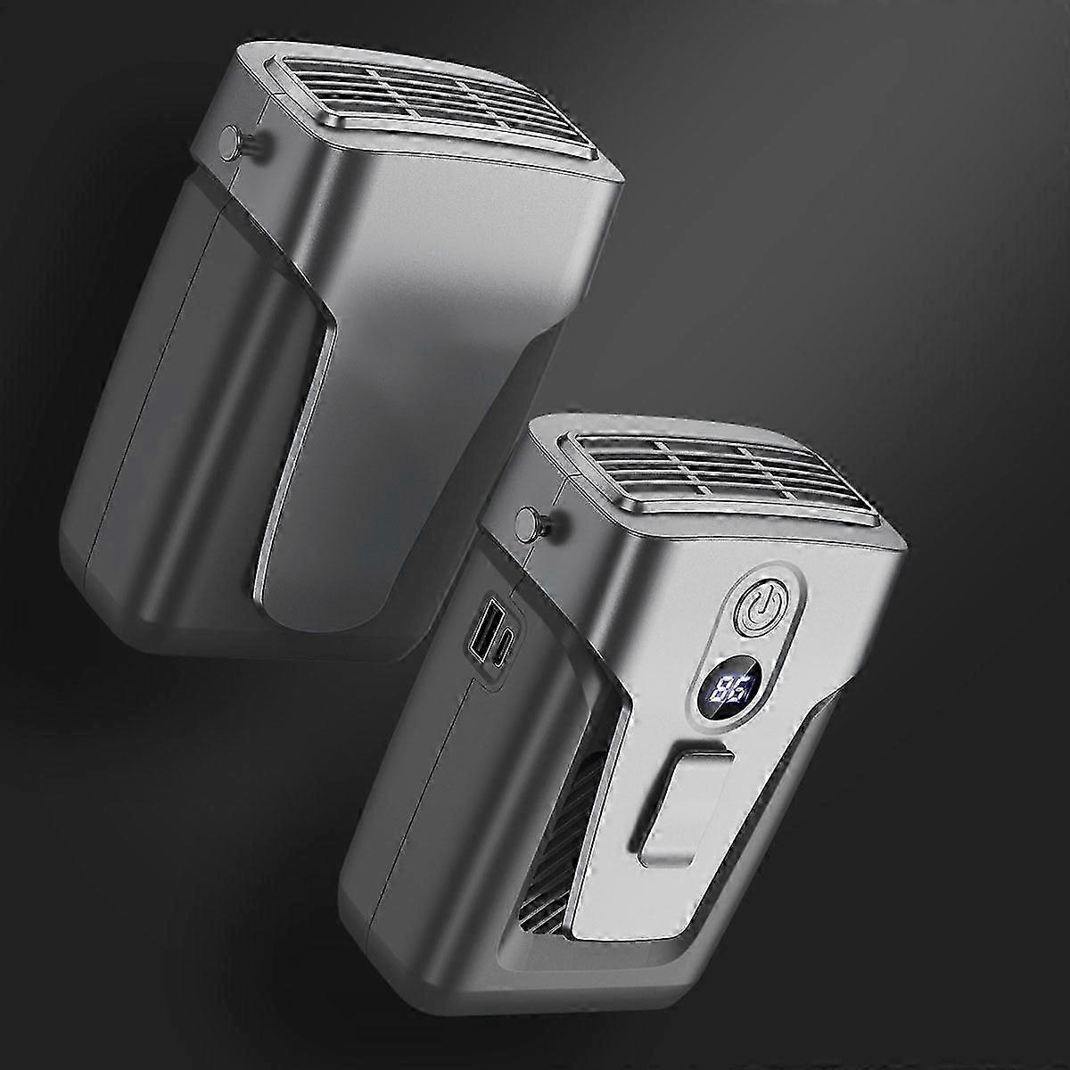 חיצוני נייד מותניים גבוה רוח ללא עלים תלוי צוואר מאוורר עם פונקציית כוח