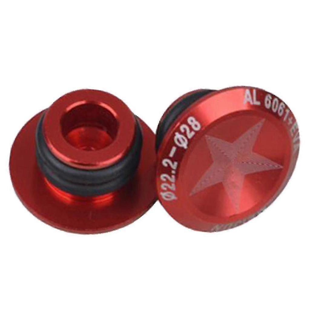 MTB Bicycle Handlebar End Plugs and Caps Set Made of Aluminum Alloy