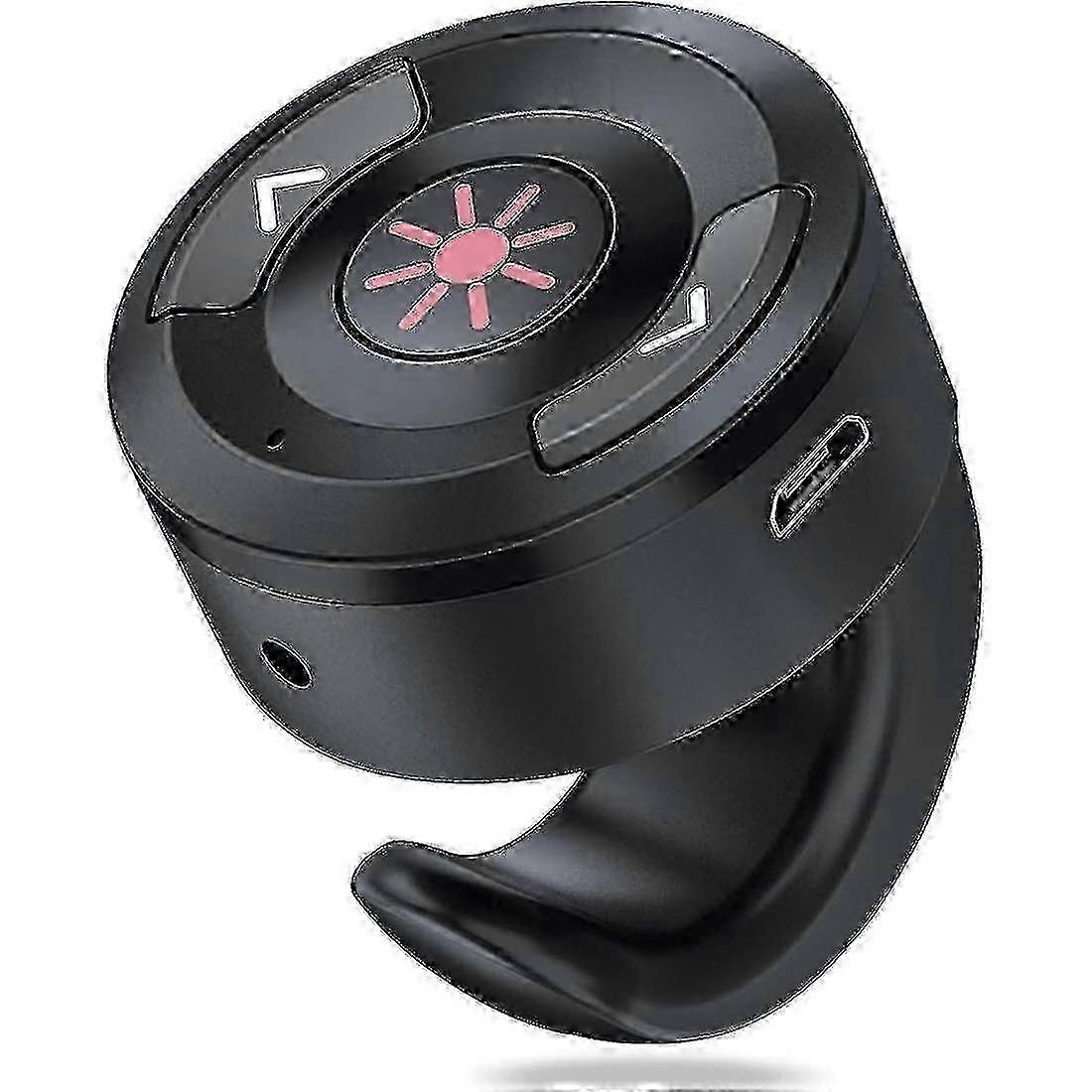 2.4ghz Rechargeable Wireless Presenter Finger Ring With Red Light Usb Presentation Clicker For Pc P