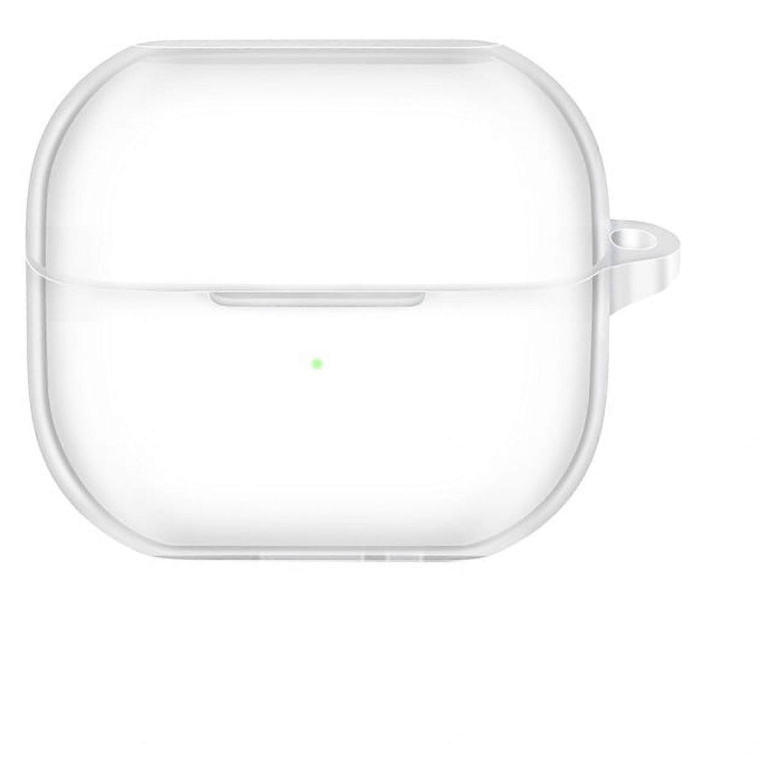 Transparent TPU Case Compatible with Samsung Galaxy Buds 3 & 3 Pro, Drop-proof Dust-proof Case with Carabiner