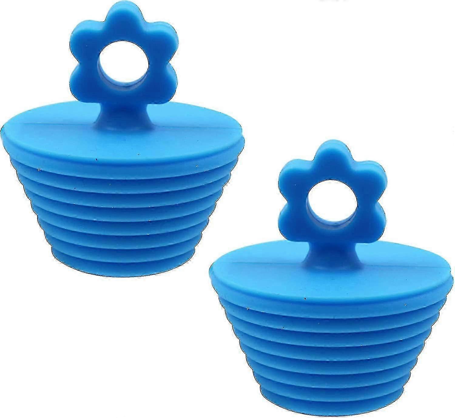 Durable Silicone Drain Stopper - Flower Pattern for Kitchen & Bathtub