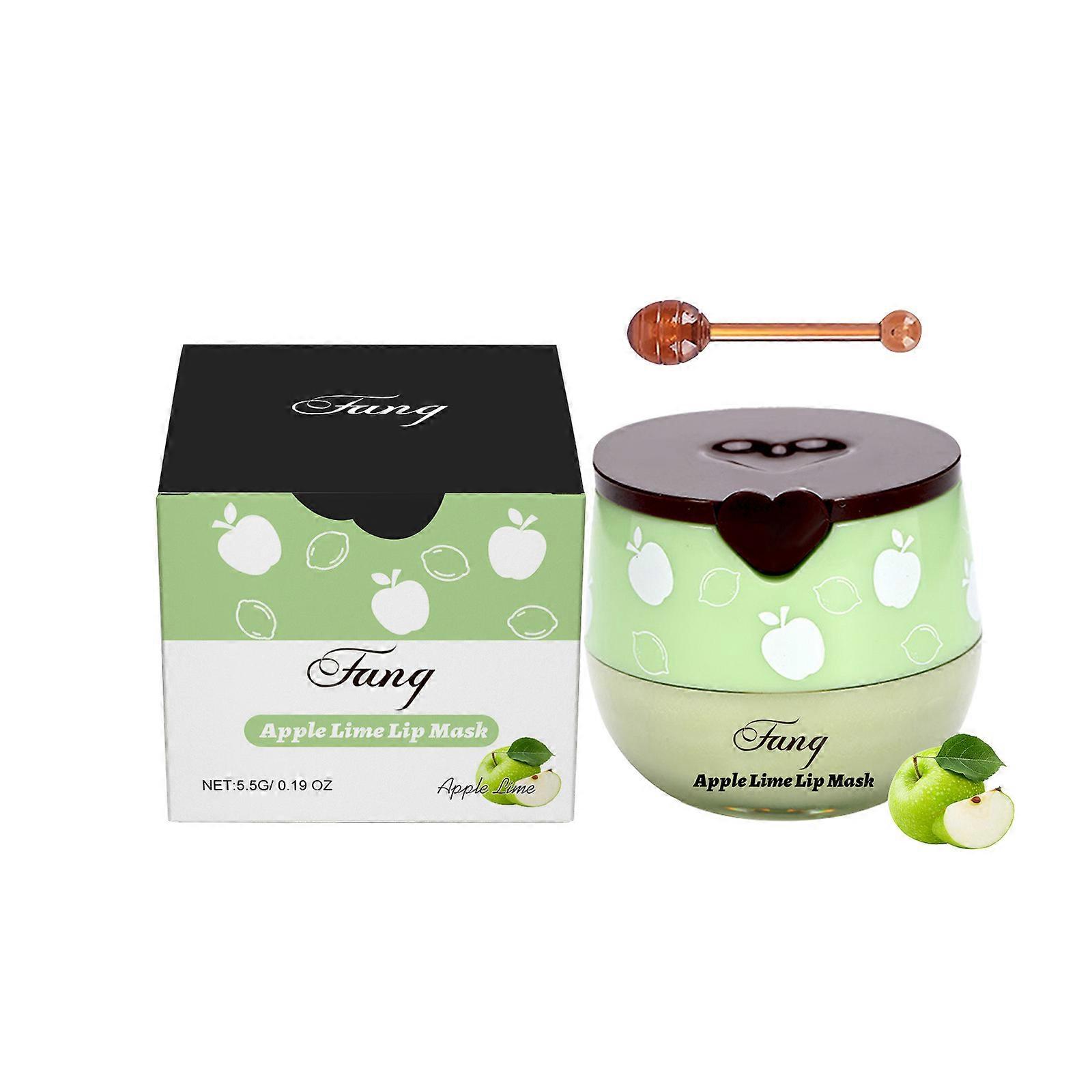 AMZ The Green Apple Scent Moisturizing Lip Mask Gently Nourishes The Tender Lip Skin And Gradually Reduces Lip Lines. It Is A Daily Application Lip Ma