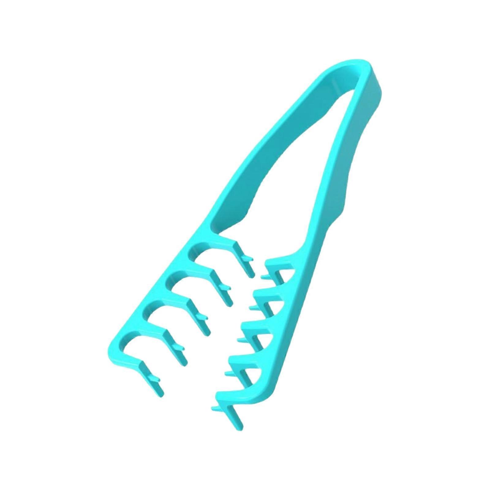 StaticFree Volumizing Comb Textured Teeth For All Hair Types Lightweight ABS Construction Easy Grip Handle  Blue