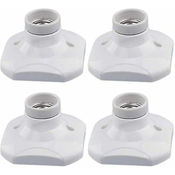 E27 LED lamp holder, E27 ceramic socket and plastic base, E27 wall socket, socket [DB]YC