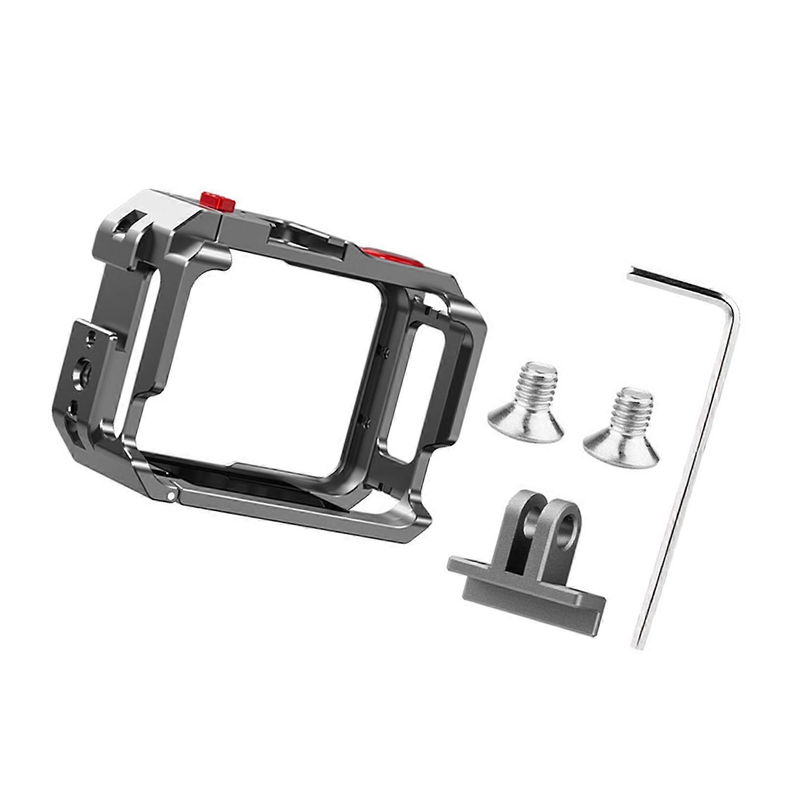 Quick Release Cage For Go Ultra Action Camera Mount With Cold Shoe Full Protective Frame Case Accessories Multicolor