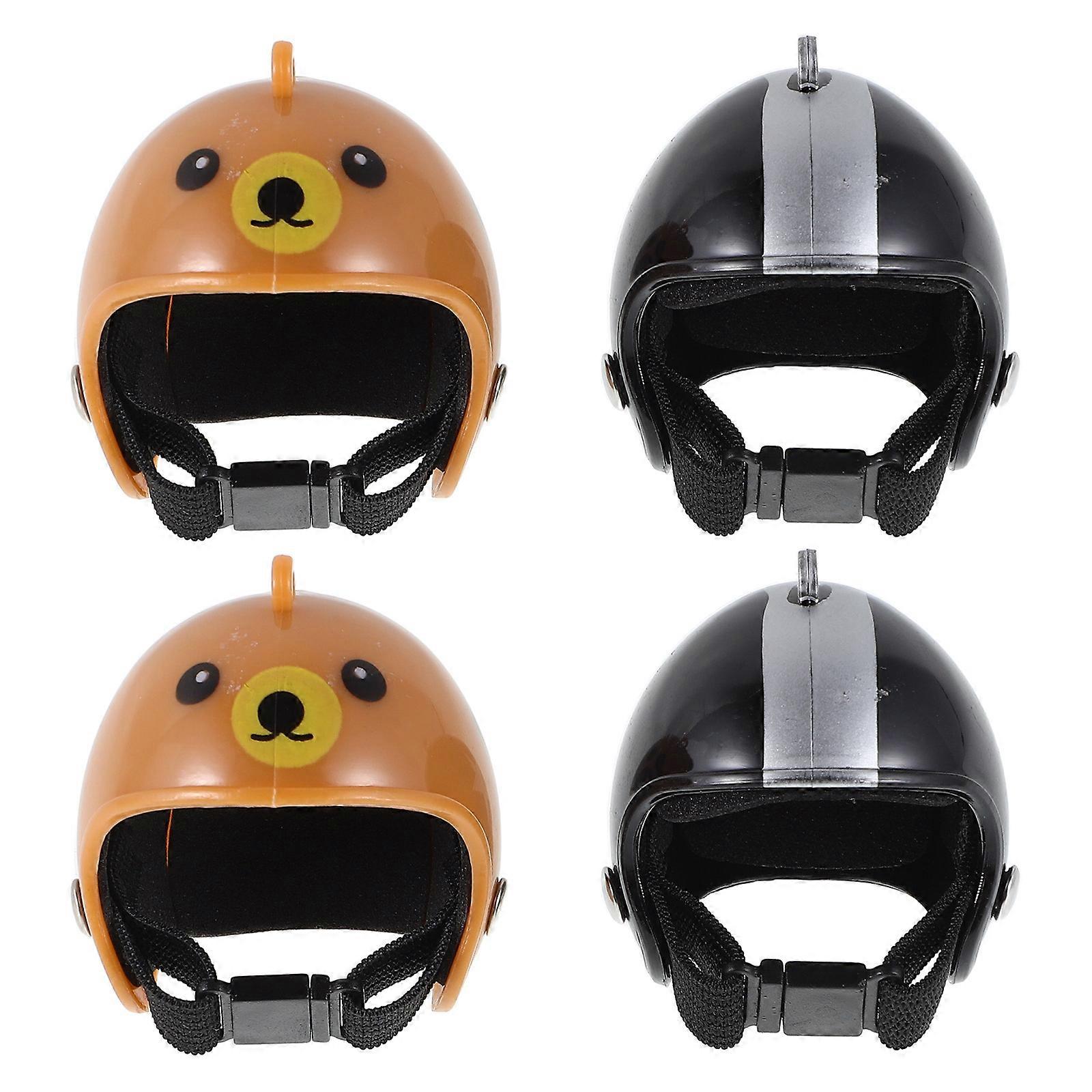 4Pcs Funny Bird Hats For Hens Easy Identification In Assorted Color For Pets