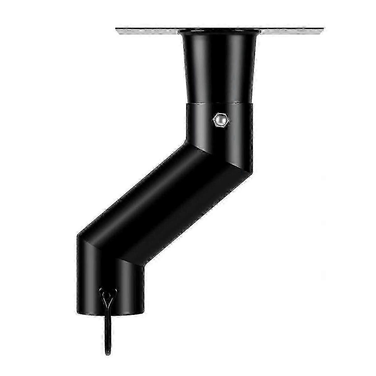 Rain Chain Gutter Adapter Black Installation Suit For Gutter Downspout Outlet