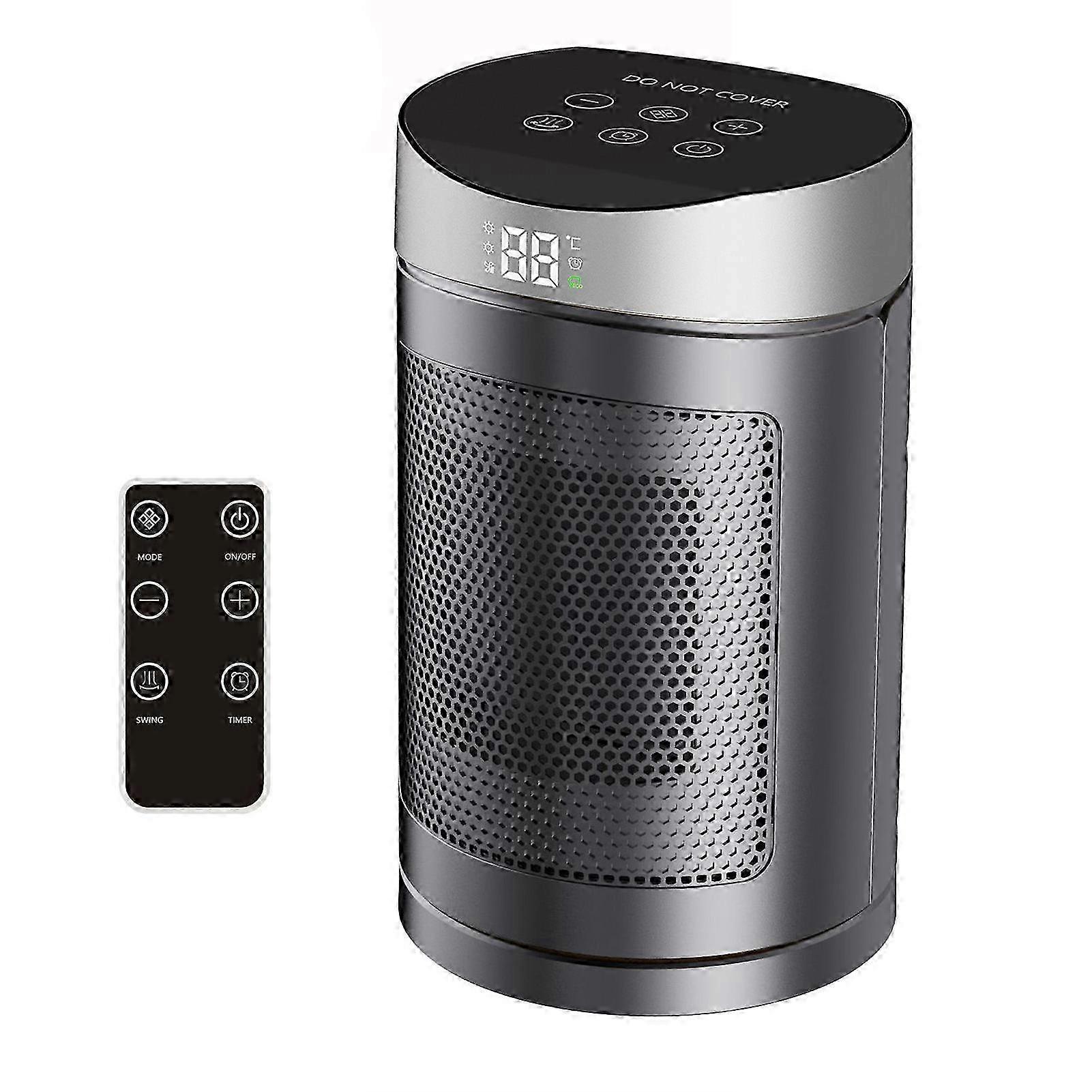 Quiet Energy Efficient Space Heaters Home Portable Heaters with Remote for Winter