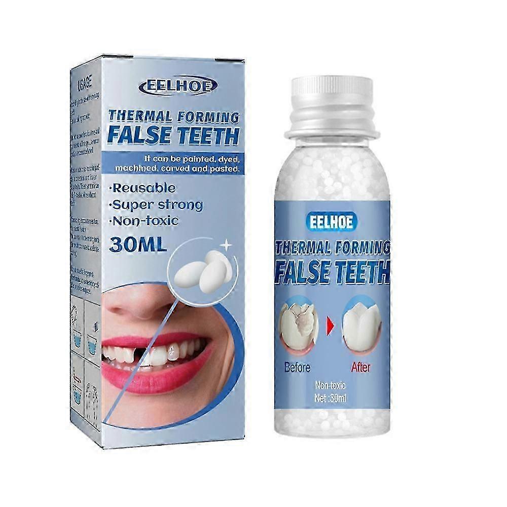 1-3pcs Temporary Tooth Repair Moldable Fix Broke Gap Teeth False Teeth Solid Glue 30ml