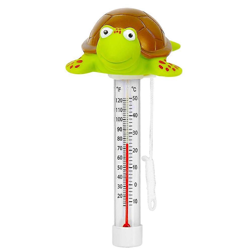 Floating Pool Thermometer, Large Size Easy Read for Water Temperature with String - Swimming Pools