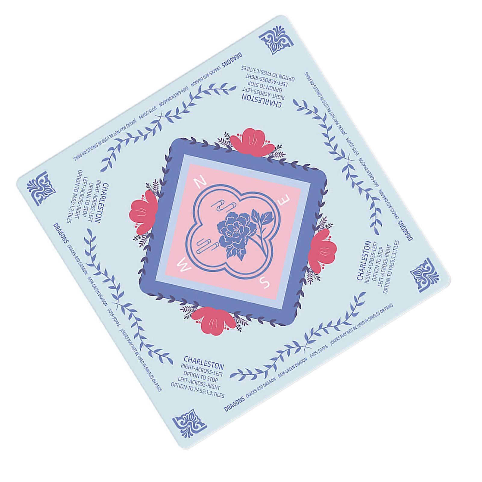 Foldable Portable Mahjong Game Mats Easyly Clean Technology Durability Rubber Base Game Mats For Travel Storage Multicolor