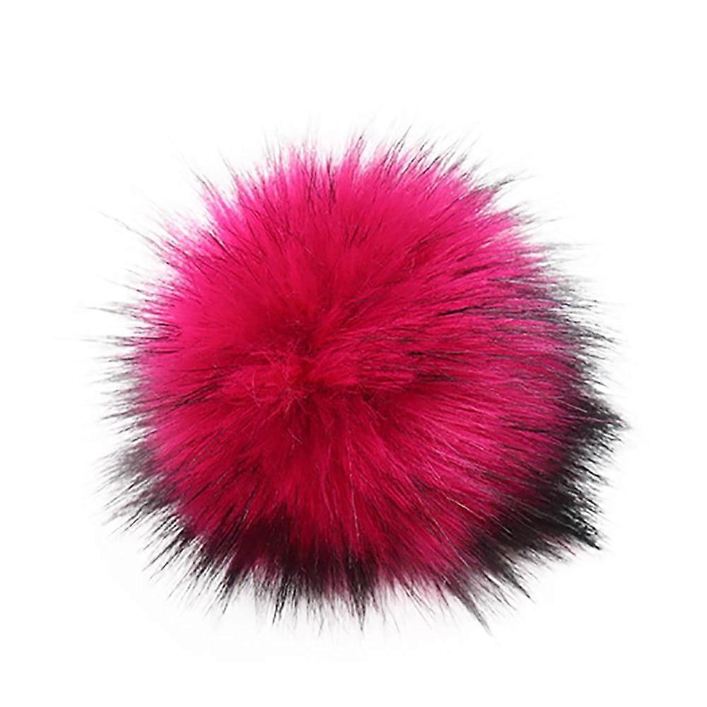 DIY Knitting Hats Accessires- Fur Pom Pom Ball with Press Button