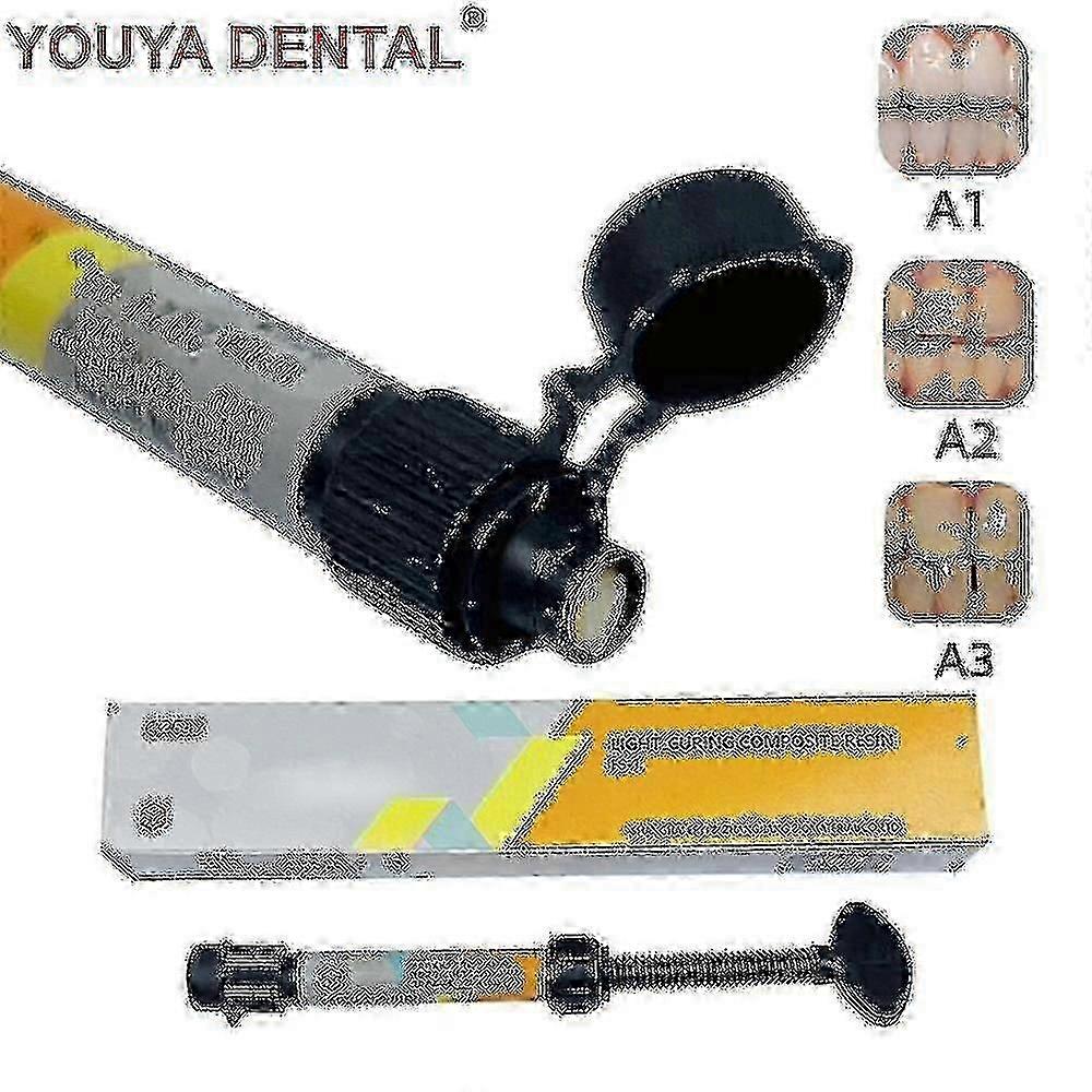e 1pc 2.5g Dental Resin For Fillings And Restorations Materials Light Curing Composite Resin New Dentistry Denfil Syringe A1 A2 A3
