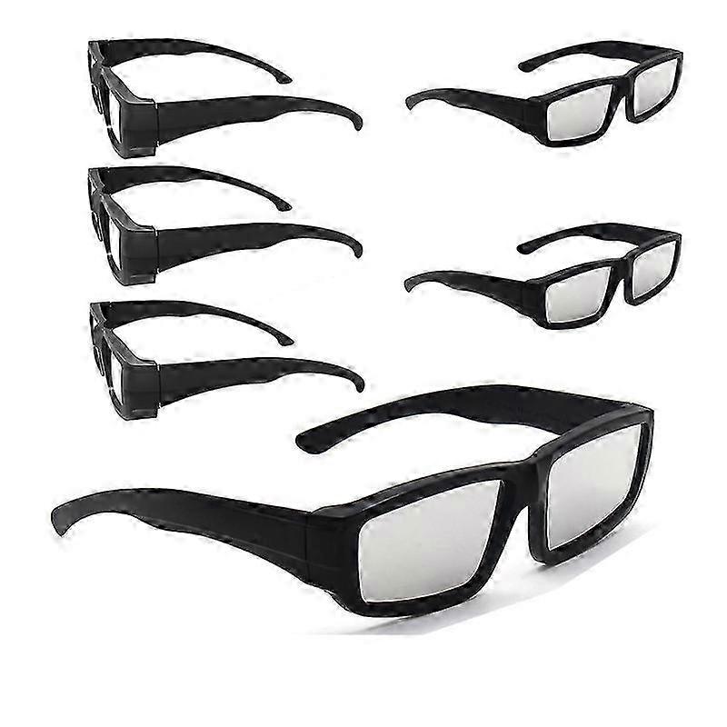 6Pack Solar Eclipse Glasses Safe Shades for Direct Sun Viewing