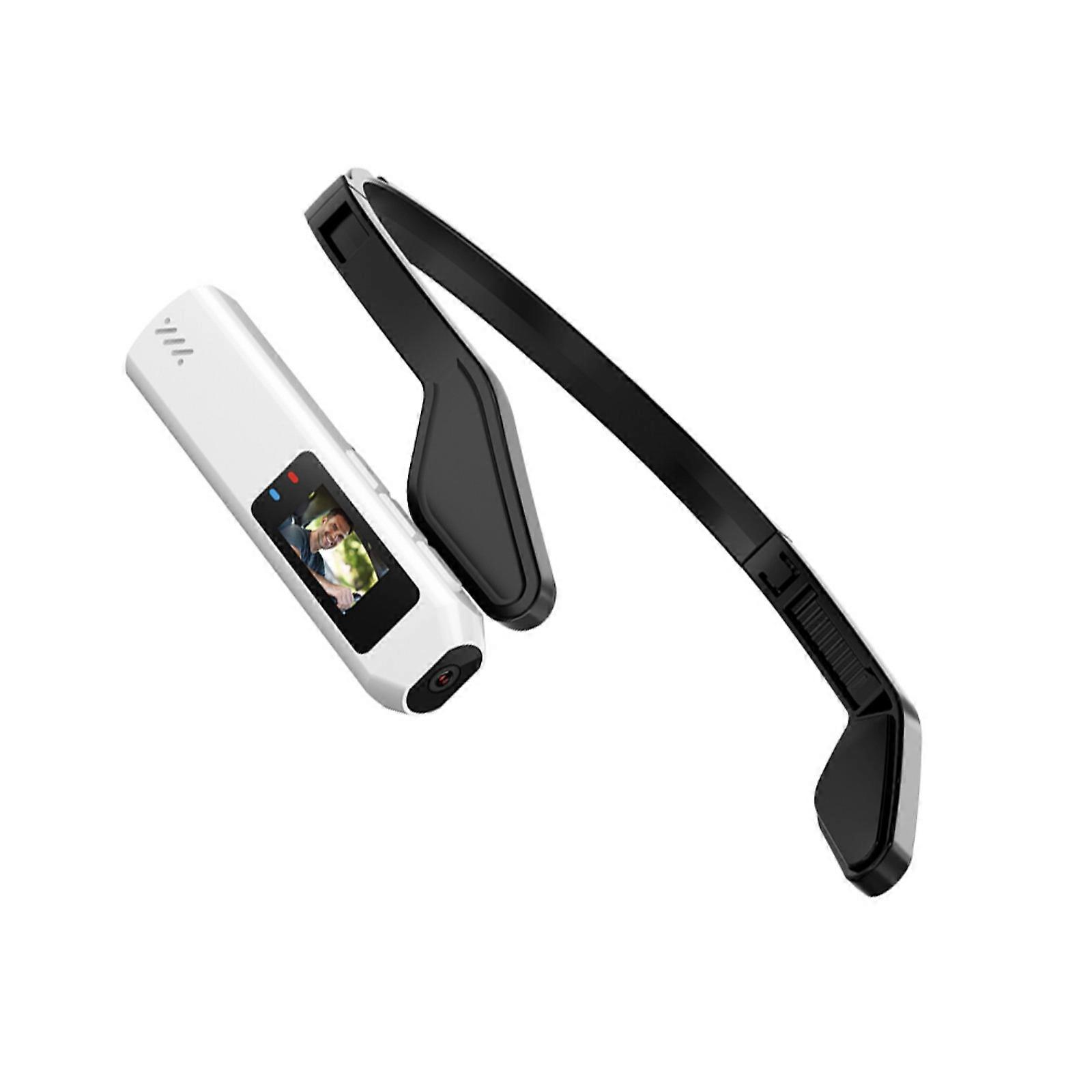 Dense Motion Balanced Camera With Grasps Complimentary Comprehensive Filming Capability For Extreme Activity Recording  White