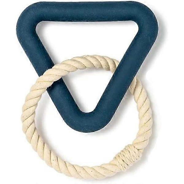 Puppy Teeth and Play - Natural Rubber Cord and Rope Dog Chew Toy