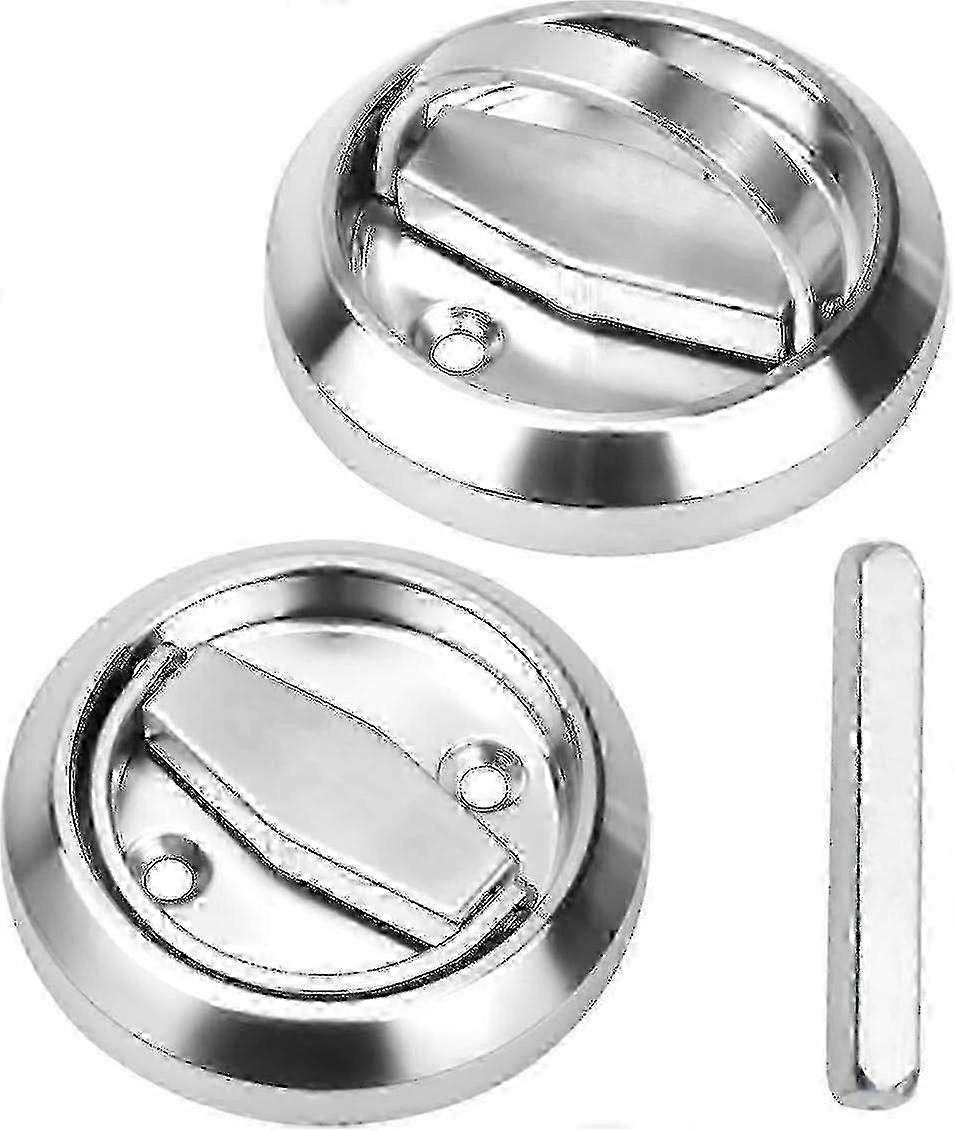 Stainless steel handle with invisible lock for internal doors