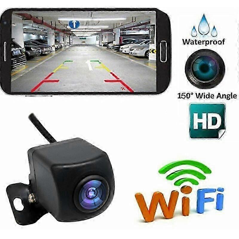 HD WIFI Wireless Backup Camera Backup Camera for Car, Vehicles, WiFi Backup Camera with Night Vision, IP67 Waterproof LCD Wireless Reversing Monitor
