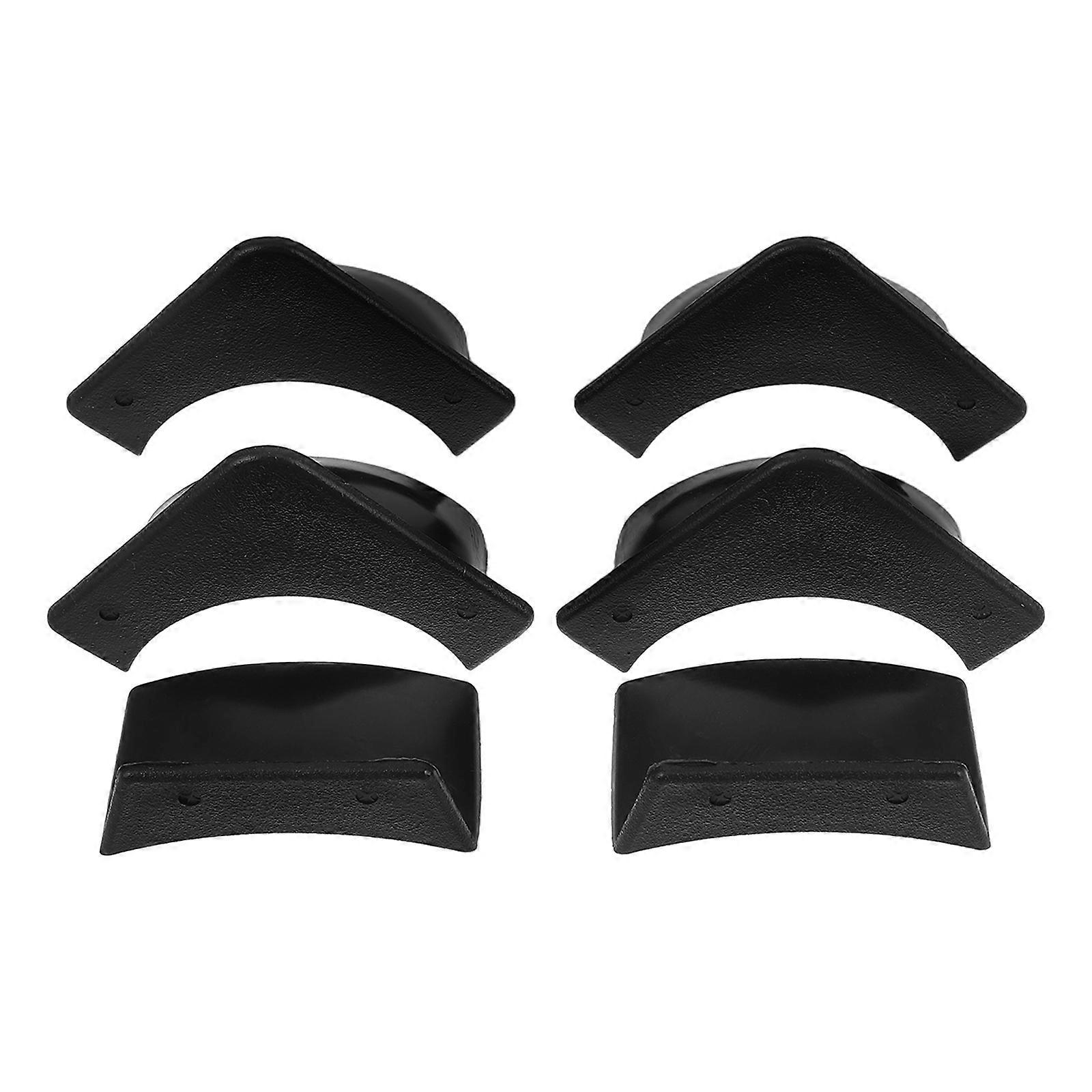 Black Billiard Table Pockets 6Pcs Plastic Pool Table Accessories for Billiard