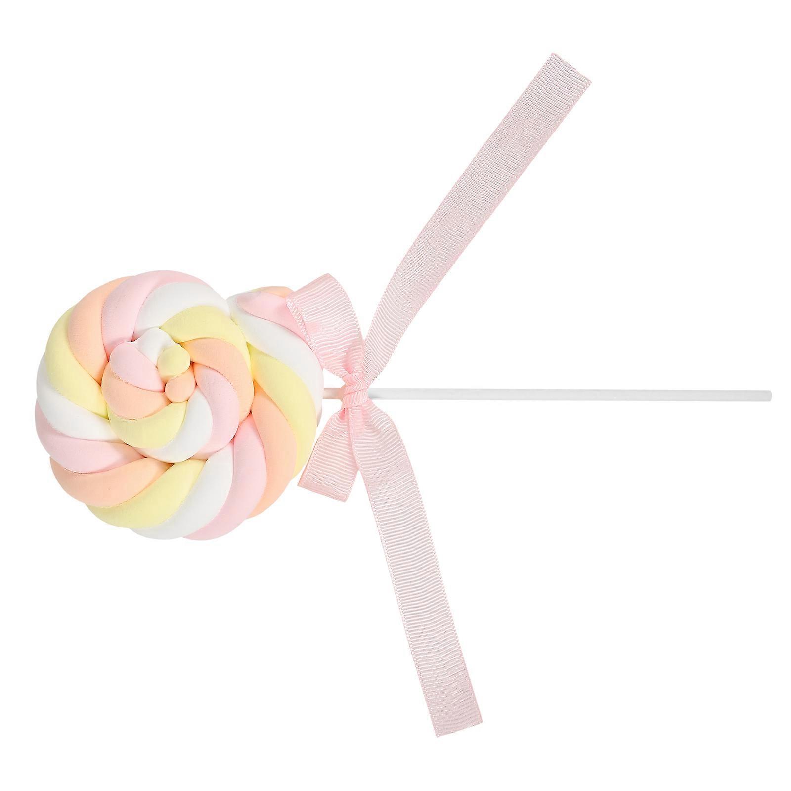 Simulation Lollipop Model Decorative Fake Candy Prop for Decoration 4Pcs Set