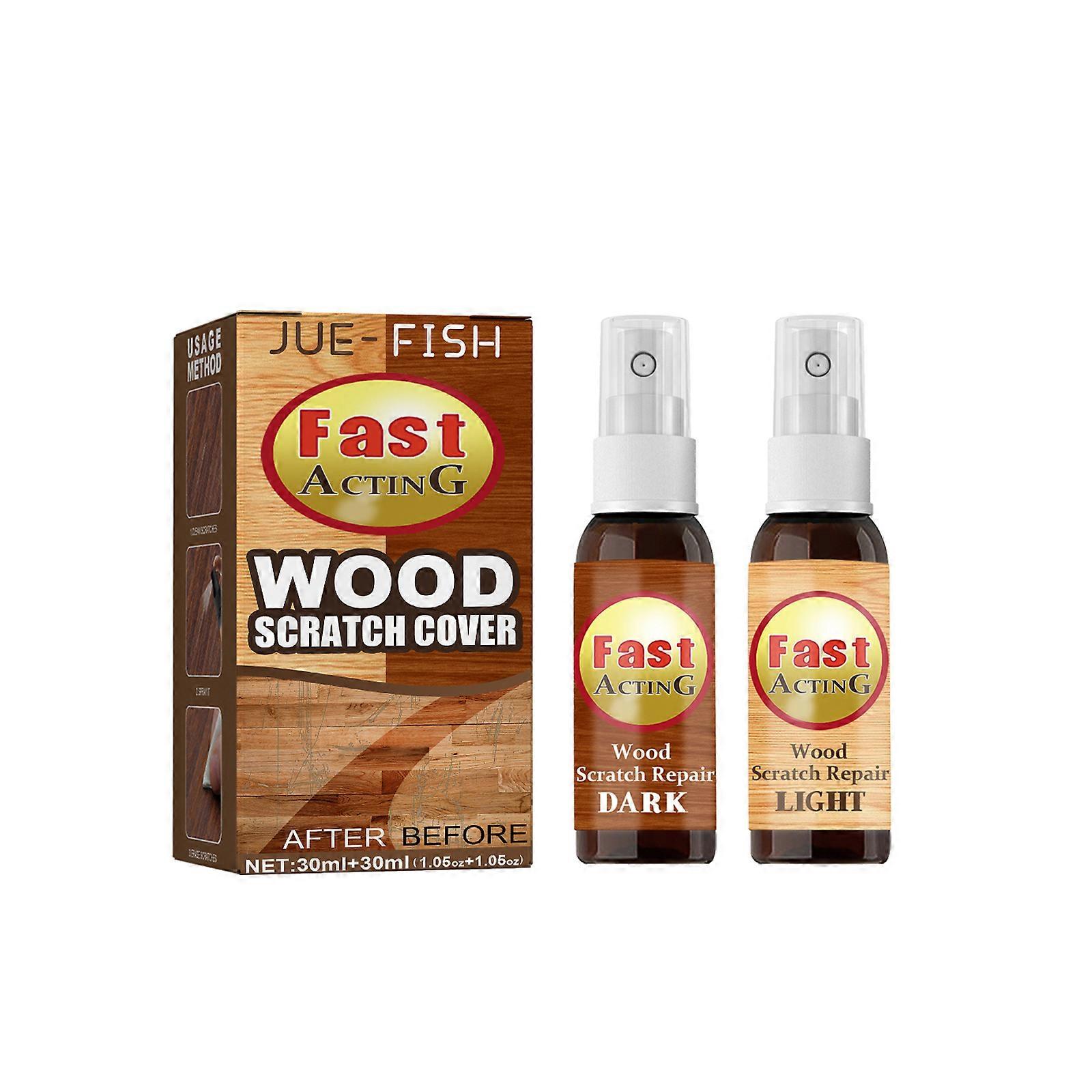 JUE-FISH �C Kit de pulv��risation pour r��paration des rayures de sol en bois, pour meubles stratifi��s en bois dur, restaurateur de remplissage