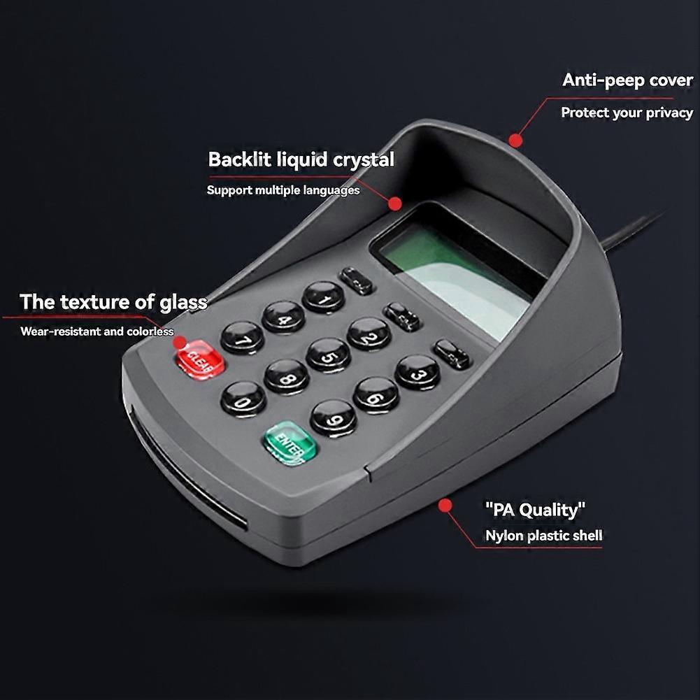 USB Numeric Password Keypad Programmable Encryption Pin Pad for POS Payment Systems Secure Digital Entry Device