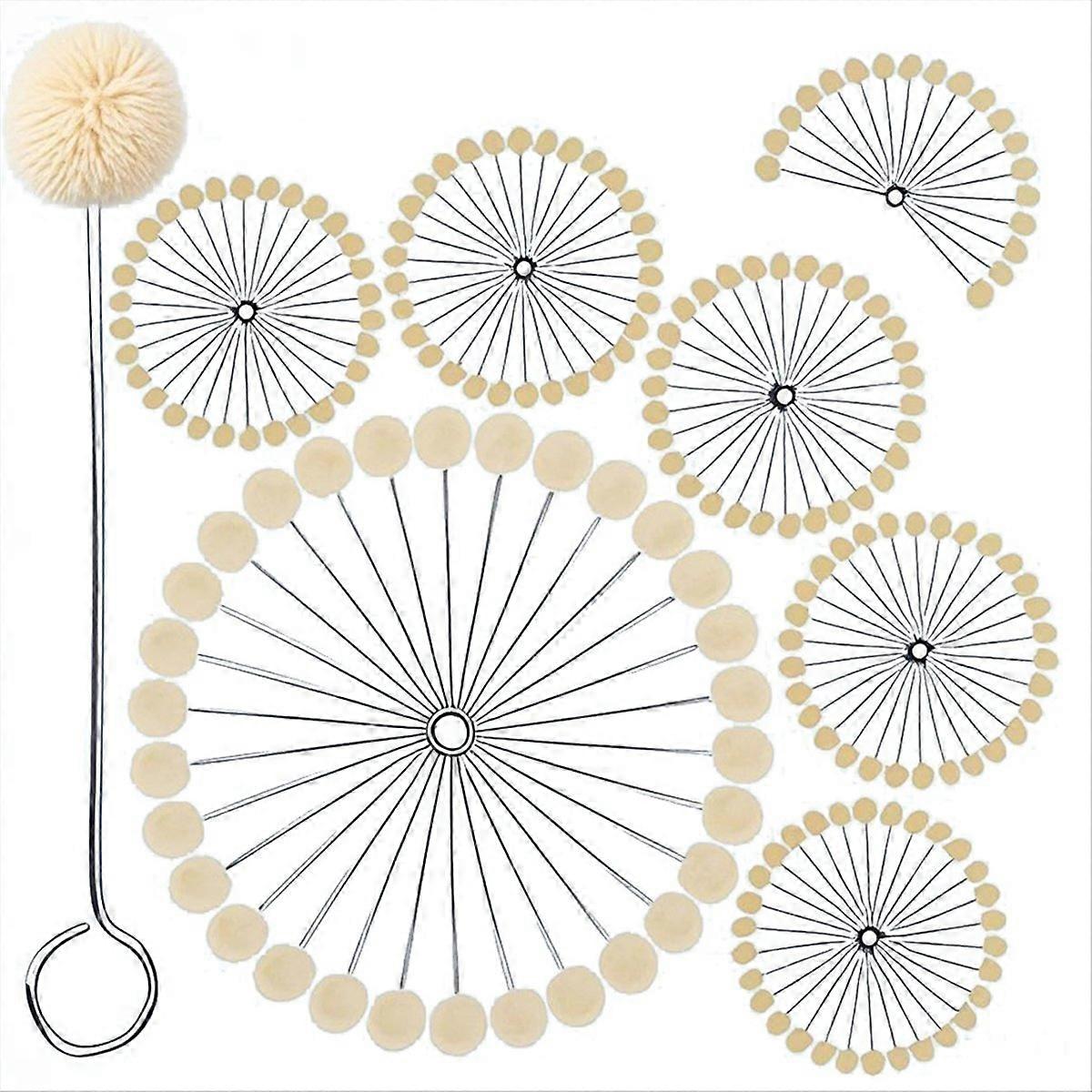 200 pcs Wool Daubers for Leather Dye Wool Ball Brush Dyeing