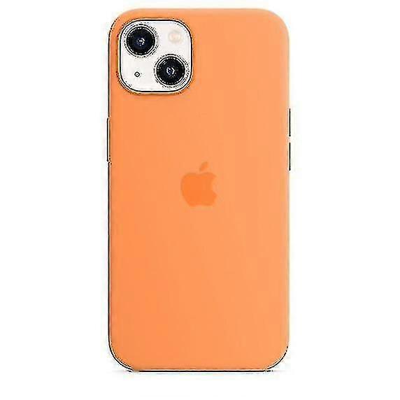 Capa de silicone para iPhone 13 com MagSafe, protetora e resistente a impactos_js18