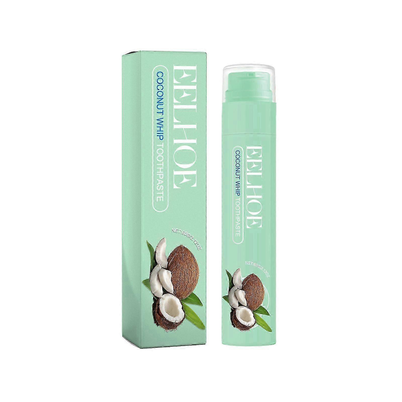 fruit-flavored whitening toothpaste (coconut flavor) contains sorbitol and titanium dioxide