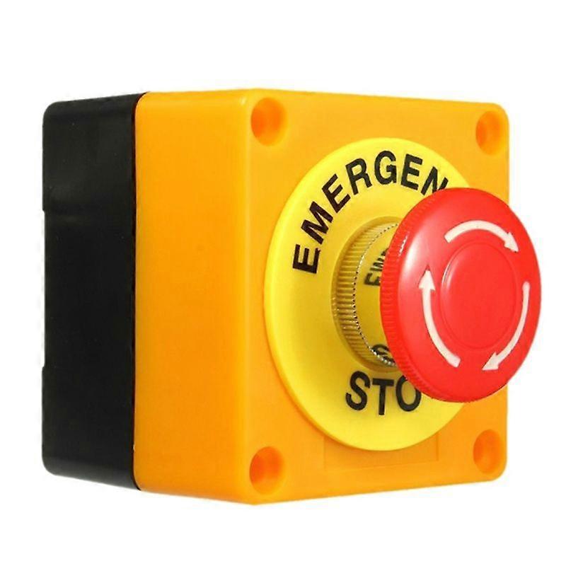 2PCS LAY37-11ZS Freight Elevator Emergency Stop Button Switch Box