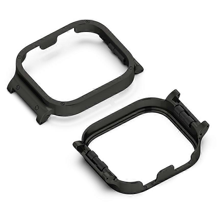 Metal Watch Case for Redmi Watch 6 (1pcs Black)