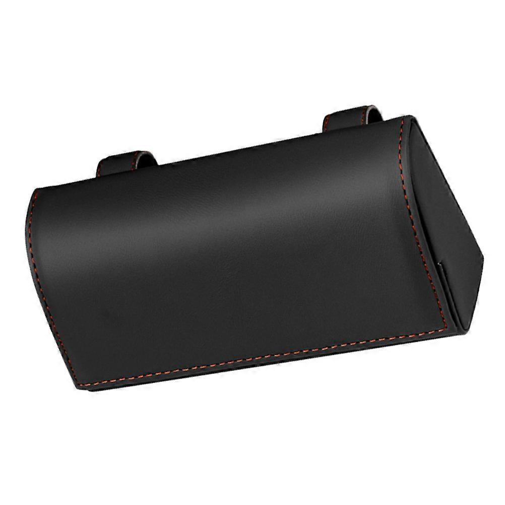 Car Sunglasses Storage Case for Storage Use PU Material Black Holder