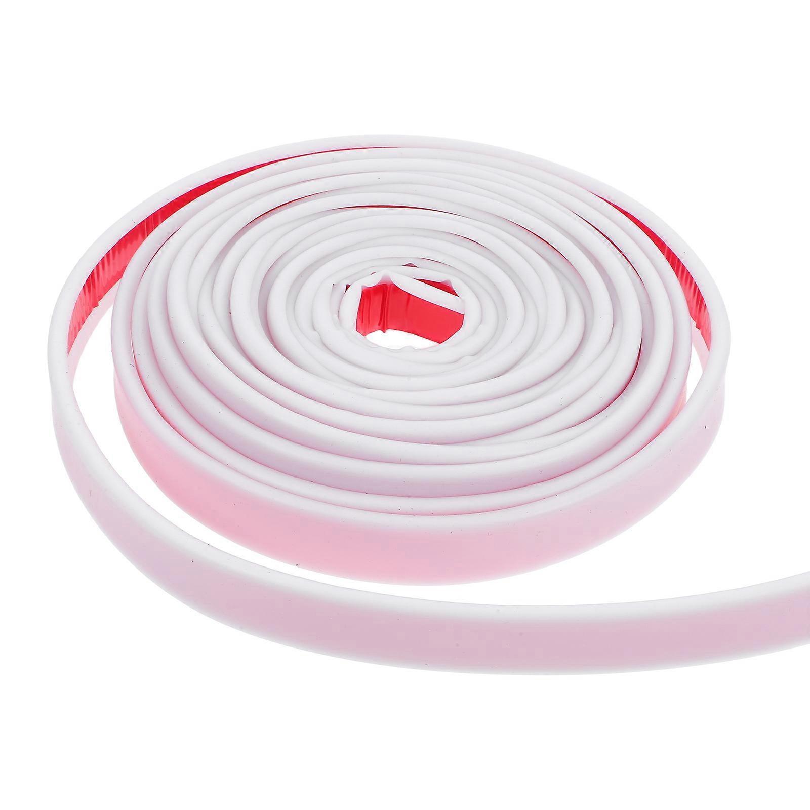 Cabinet Edge Banding U Shape Edge Protector Strip for Home Improvement Tpe White Enhancing Edge Protection 1 Roll